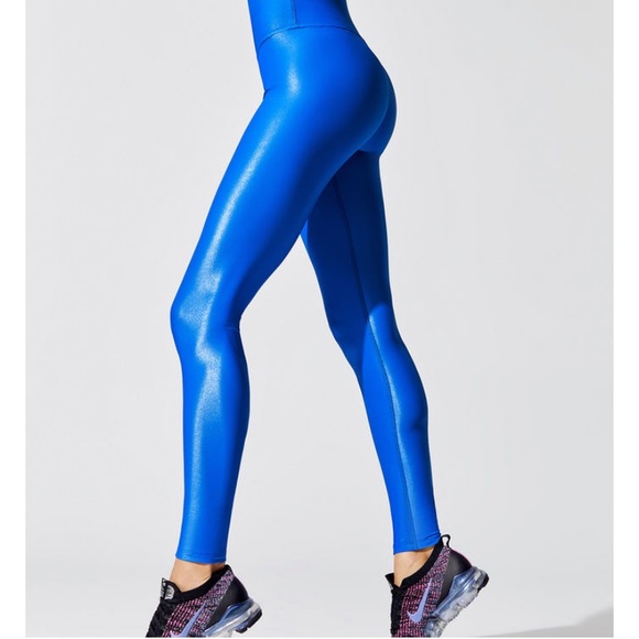 PINK Victoria's Secret Pants - Victoria’s Secret PINK “Blue” Shimmer Leggings